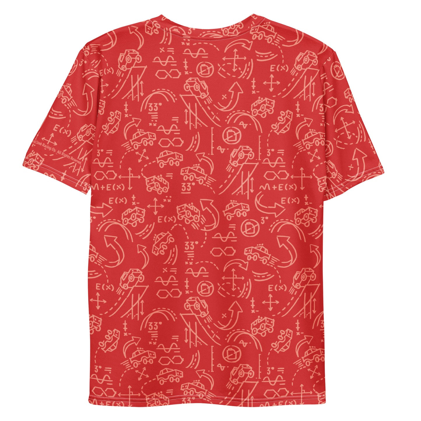 Hill Climb Racing 2 Pattern T-Shirt Red