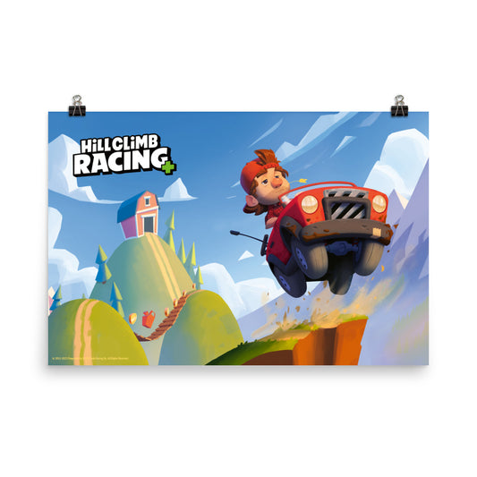 Hill Climb Racing+ Poster