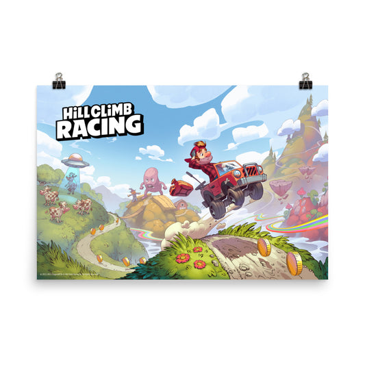 Hill Climb Racing Poster