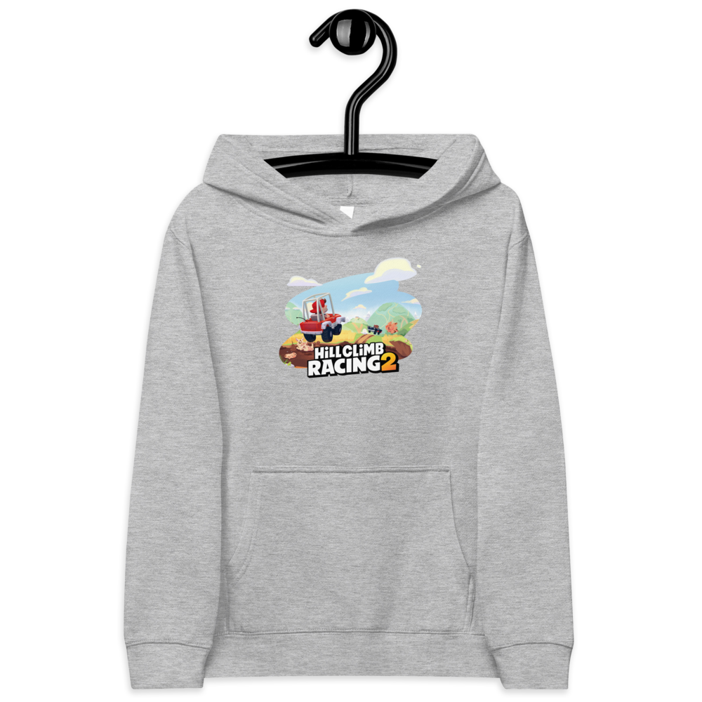 Hill Climb Racing Kids Fleece Hoodie