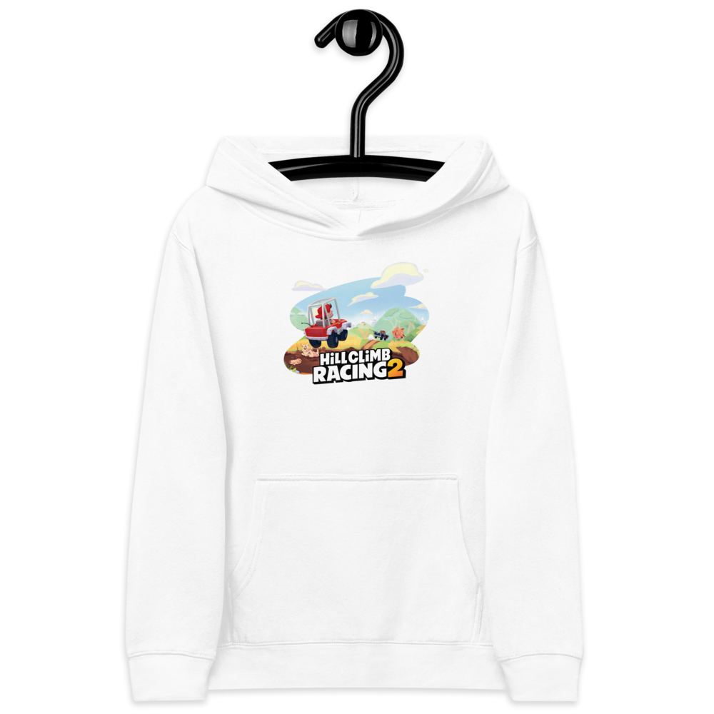 Hill Climb Racing Kids Fleece Hoodie