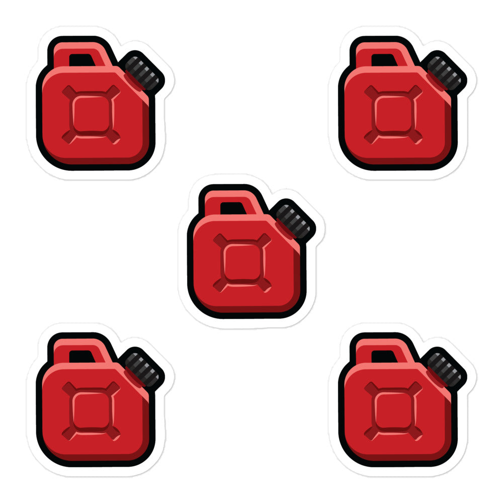 Hill Climb Racing 2 Gas Can Bubblefree Stickers Fingersoft Merch