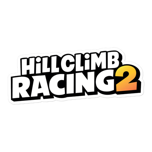 Hill Climb Racing 2 Logo Bubble-free Stickers