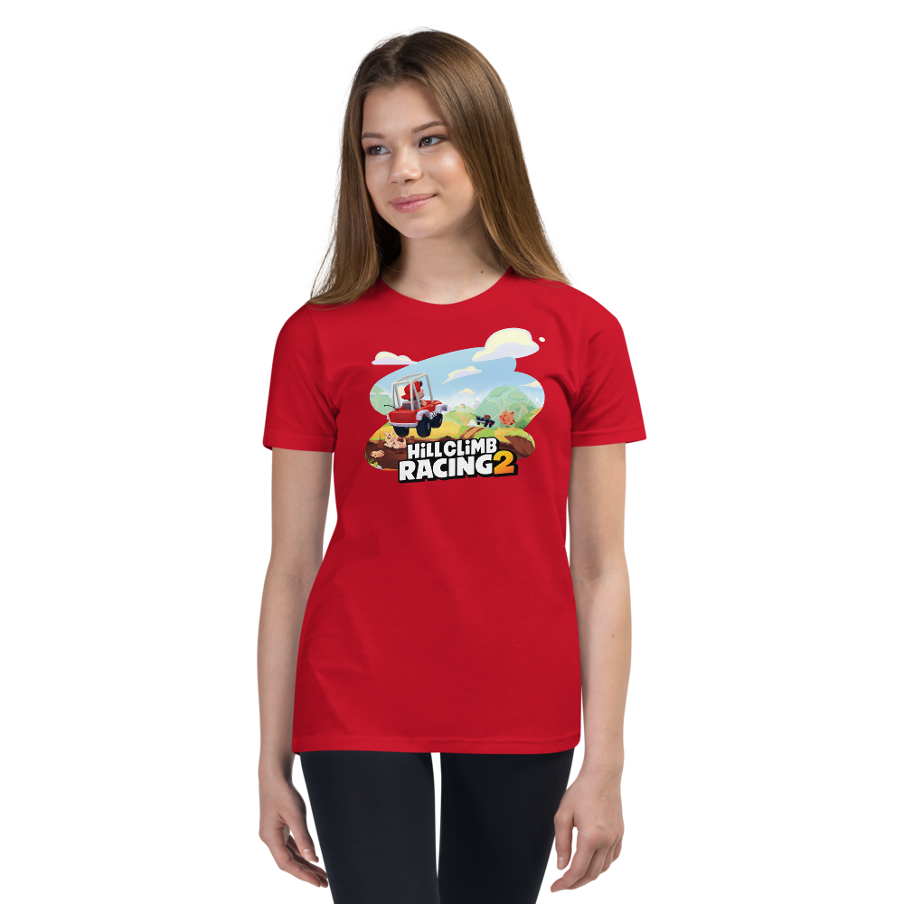 Hill Climb Racing 2 Youth Short Sleeve T-Shirt