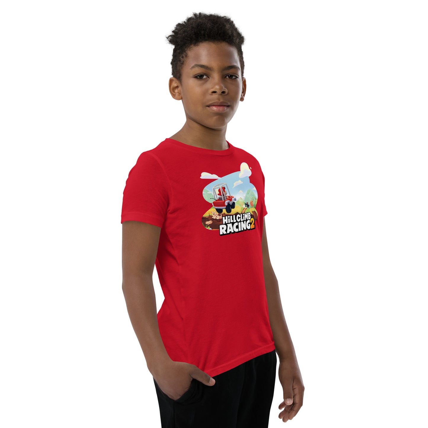 Hill Climb Racing 2 Youth Short Sleeve T-Shirt