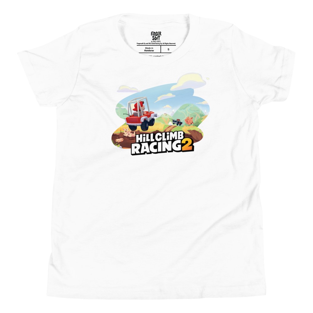Hill Climb Racing 2 Youth Short Sleeve T-Shirt