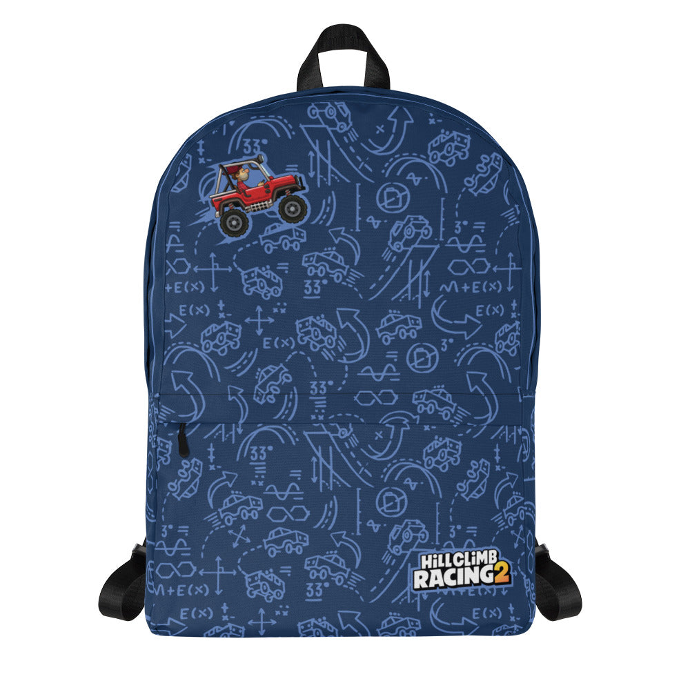 Hill Climb Racing 2 Backpack Blue