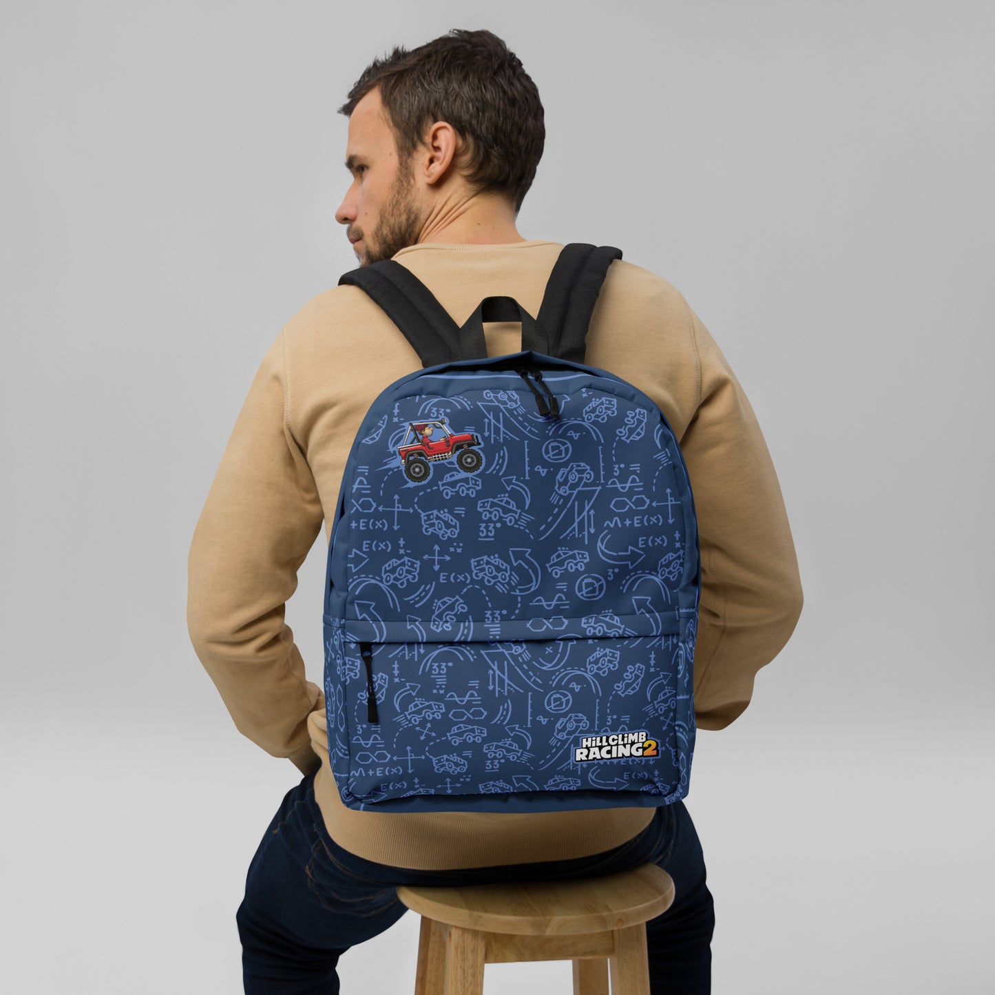 Hill Climb Racing 2 Backpack Blue