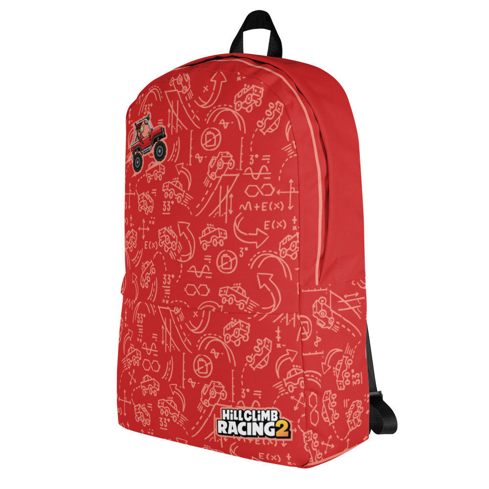 Hill Climb Racing 2 Backpack Red