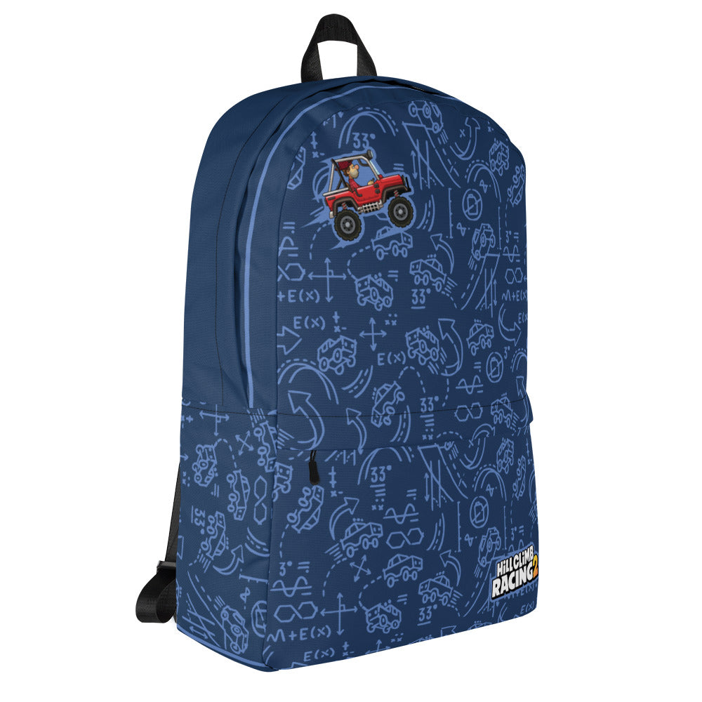 Hill Climb Racing 2 Backpack Blue