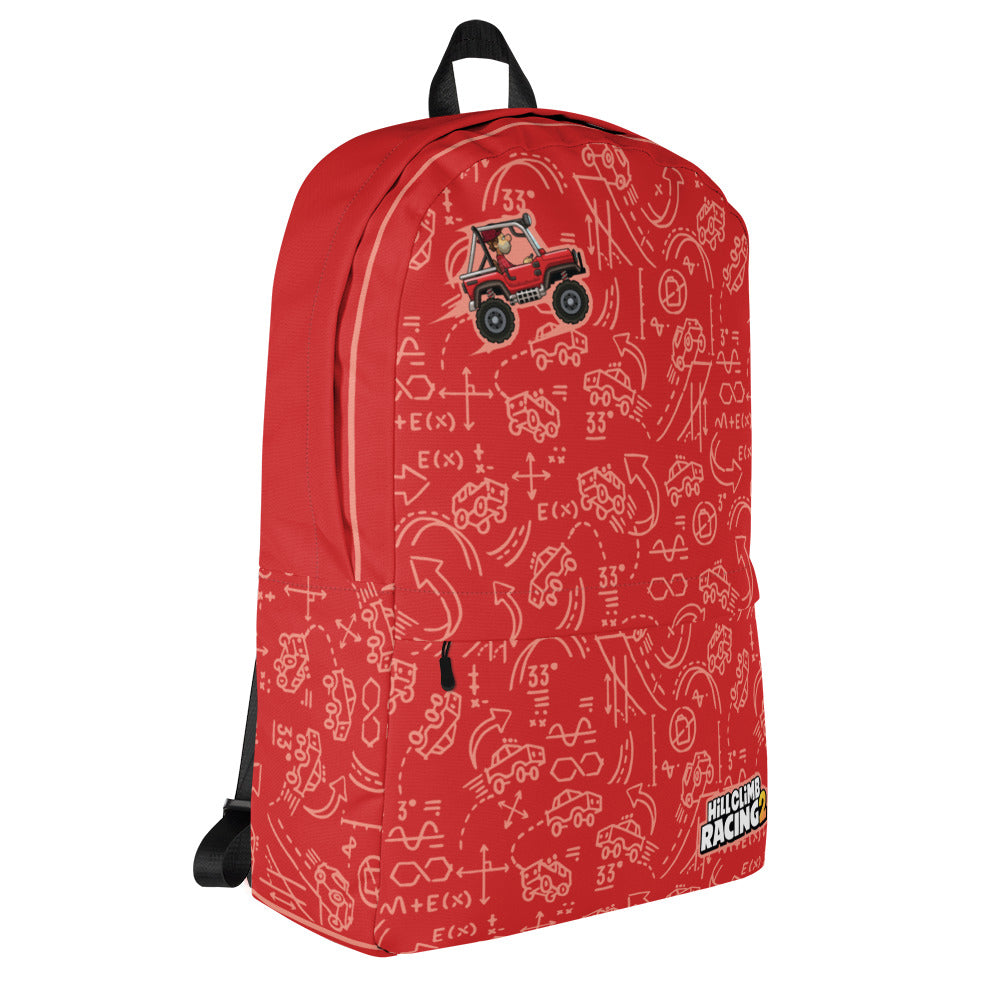 Hill Climb Racing 2 Backpack Red