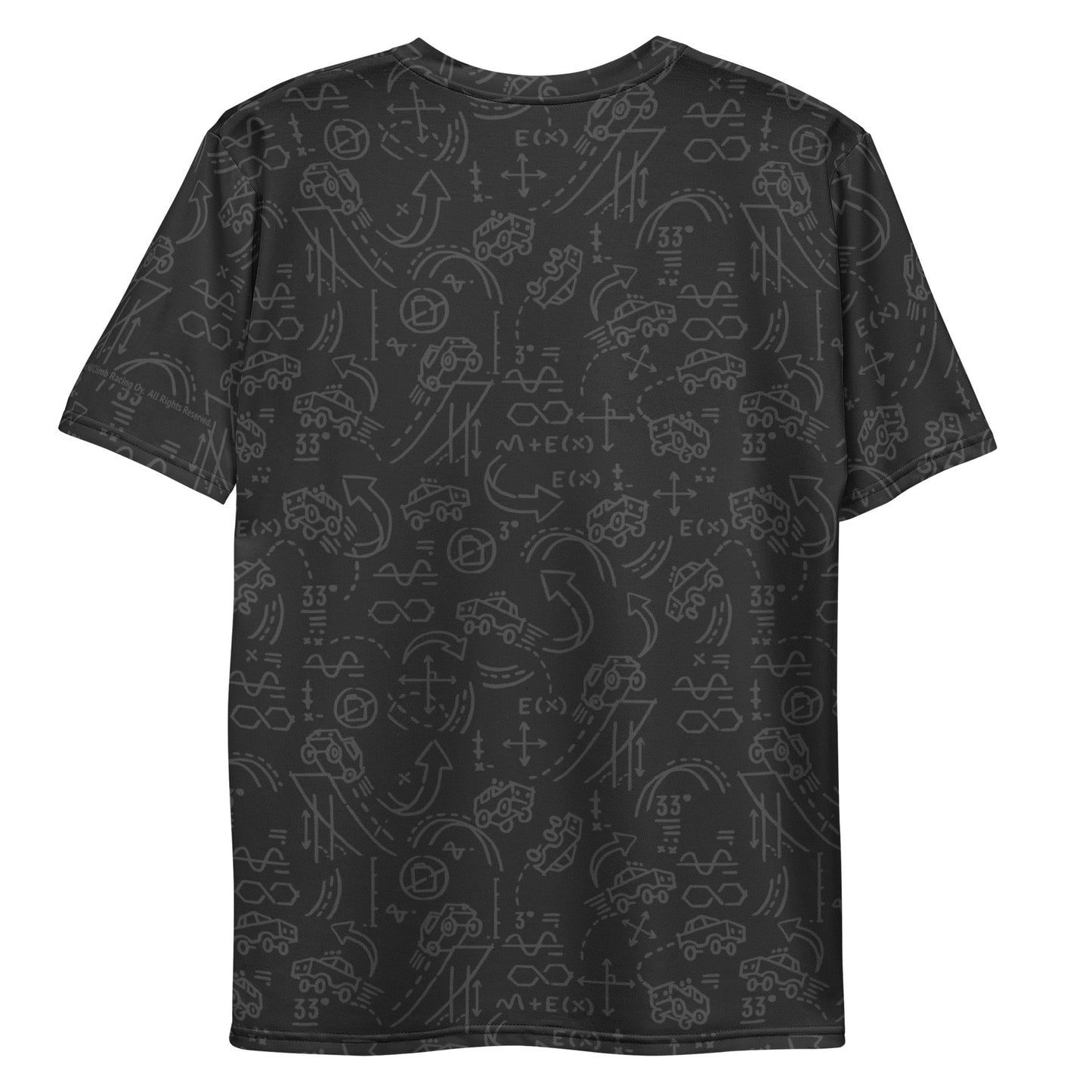 Hill Climb Racing 2 Pattern T-Shirt Black