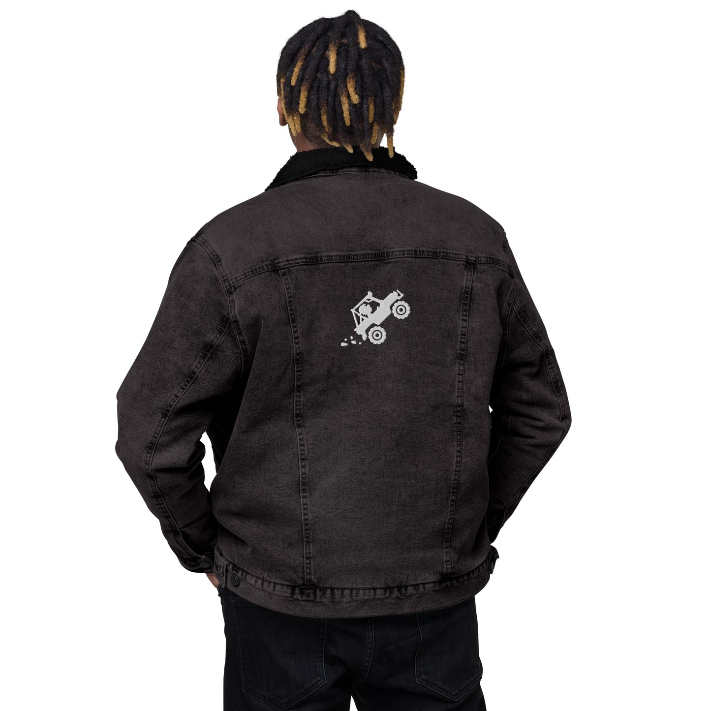 Hill Climb Racing 2 Unisex Denim Sherpa Jacket